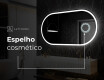 Espelho Para Casa De Banho Com Iluminação LED L230 #5