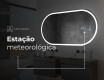 Espelho Para Casa De Banho Com Iluminação LED L230 #7