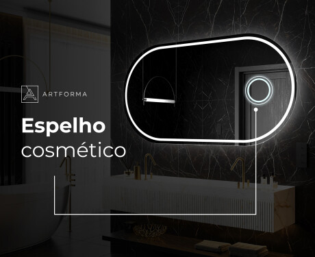 Espelho Para Casa De Banho Com Iluminação LED L231 #5