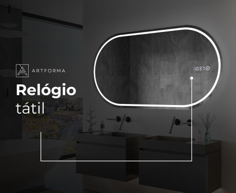 Espelho Para Casa De Banho Com Iluminação LED L231 #8