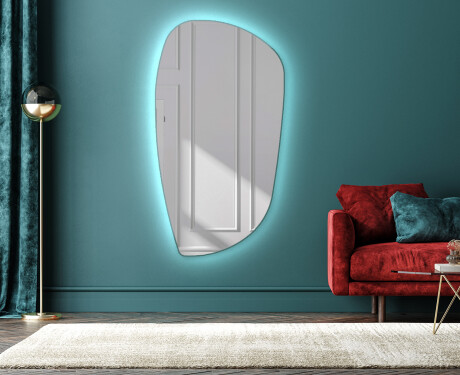 Espelho de Banheiro com LED em Formato Irregular I221