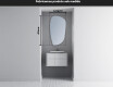 Espelho de Banheiro com LED em Formato Irregular I221 #3