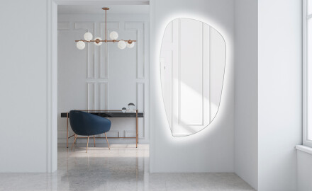 Espelho de Banheiro com LED em Formato Irregular I221