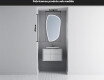 Espelho de Banheiro com LED em Formato Irregular I222 #5
