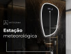 Espelho de Banheiro com LED em Formato Irregular I222 #6