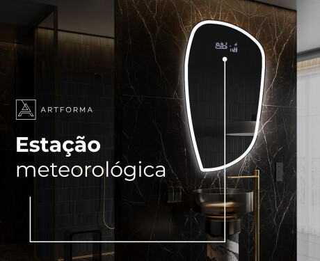 Espelho de Banheiro com LED em Formato Irregular I222 #6