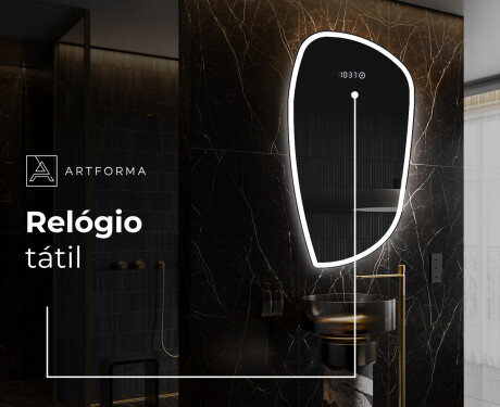 Espelho de Banheiro com LED em Formato Irregular I222 #7