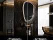 Espelho de Banheiro com LED em Formato Irregular I223