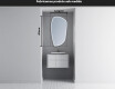 Espelho de Banheiro com LED em Formato Irregular I223 #5