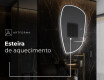 Espelho de Banheiro com LED em Formato Irregular I223 #8