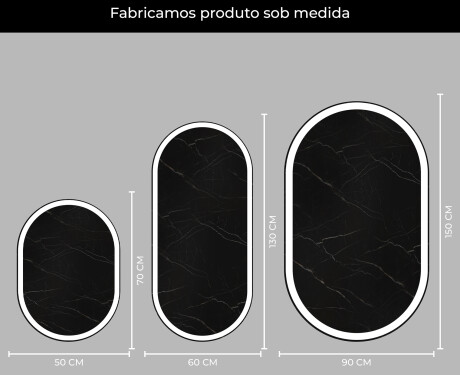 Espelho Para Casa De Banho Com Iluminação LED L230 #4