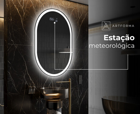 Espelho Para Casa De Banho Com Iluminação LED L230 #6