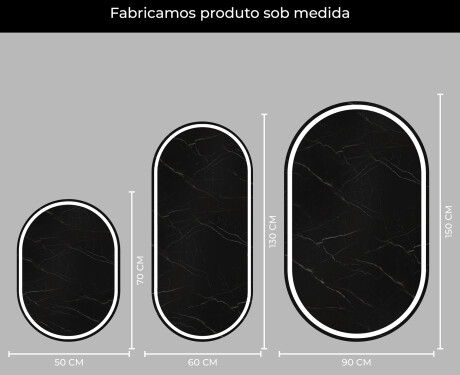 Espelho Para Casa De Banho Com Iluminação LED L231 #4