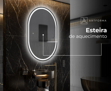 Espelho Para Casa De Banho Com Iluminação LED L231 #8