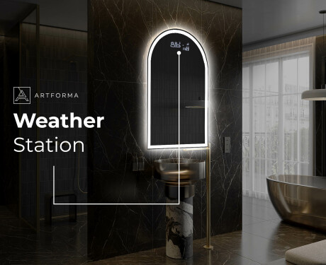 Espelho de Banheiro com LED em Formato Irregular Y222 #6