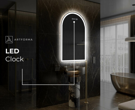 Espelho de Banheiro com LED em Formato Irregular Y222 #7