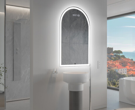 Espelho de Banheiro com LED em Formato Irregular Y222 #9