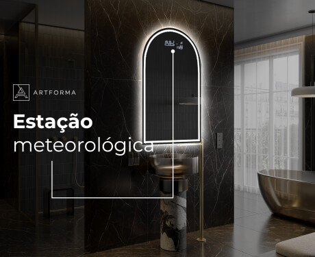 Espelho de Banheiro com LED em Formato Irregular Y223 #6