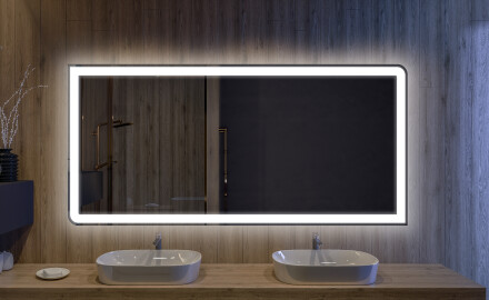 Espelho Para Casa De Banho Com Iluminação LED L80