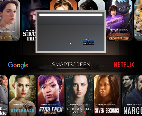 Espelho de casa de banho rectangular LED com moldura - FrameLine L124 #6