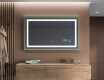 Espelho de casa de banho rectangular LED com moldura - FrameLine L15 #12