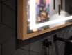 Espelho de casa de banho rectangular LED com moldura - FrameLine L15 #3