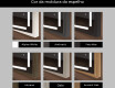 Espelho de casa de banho rectangular LED com moldura - FrameLine L124 #2