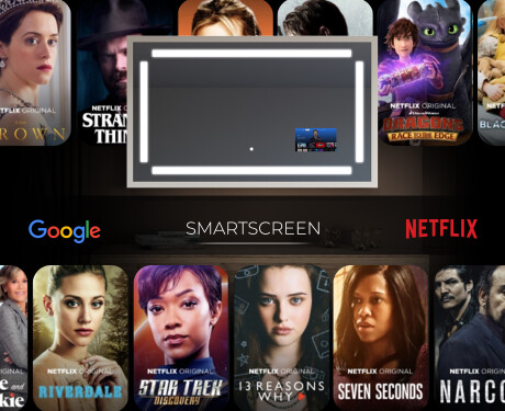 Espelho de casa de banho rectangular LED com moldura - FrameLine L124 #6