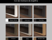 Espelho de casa de banho rectangular LED com moldura - FrameLine L128 #2