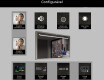 Espelho de casa de banho rectangular LED com moldura - FrameLine L128 #7