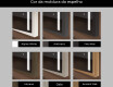 Espelho de casa de banho rectangular LED com moldura - FrameLine L131 #2