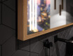 Espelho de casa de banho rectangular LED com moldura - FrameLine L131 #3