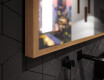 Espelho de casa de banho rectangular LED com moldura - FrameLine L134 #3