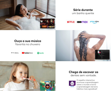 Espelho irregular em moldura de carvalho com iluminação LED #3