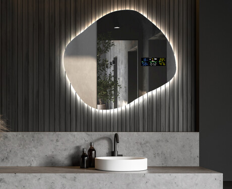 Espelho de Banheiro com LED em Formato Irregular R221 #6