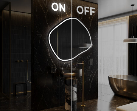 Espelho de Banheiro com LED em Formato Irregular R223 #3