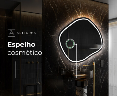 Espelho de Banheiro com LED em Formato Irregular R223 #5