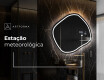 Espelho de Banheiro com LED em Formato Irregular R223 #7