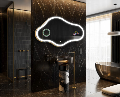 Espelho irregular de banho LED SMART C222 Google #8