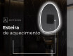 Espelho de Banheiro com LED em Formato Irregular SF222 #9