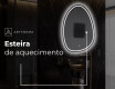 Espelho de Banheiro com LED em Formato Irregular SF223 #9