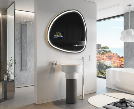 Espelho irregular de banho LED SMART J223 Google #9