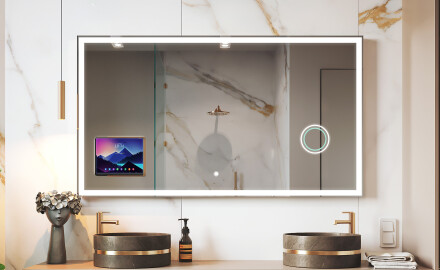 Espelho LED Inteligente para Casa de Banho com Moldura Displine Apple L01