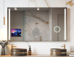 Espelho LED Retangular Inteligente para Casa de Banho com Moldura iPad Displine L02 Apple
