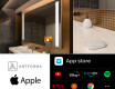 Espelho de parede com luz LED SMART L02 Apple #2