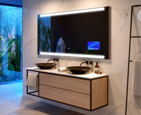 Espelho de parede com luz LED SMART L47 Apple #9