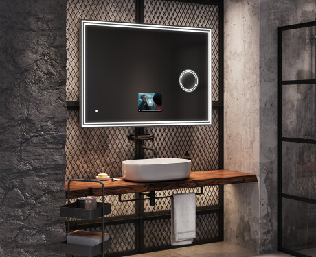 Espelho de parede com luz LED SMART L57 Apple #8