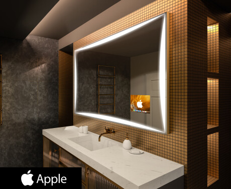 Espelho de parede com luz LED SMART L77 Apple #1