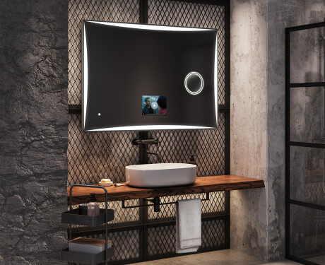 Espelho de parede com luz LED SMART L77 Apple #8