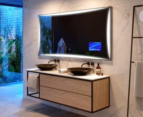 Espelho de parede com luz LED SMART L77 Apple #9